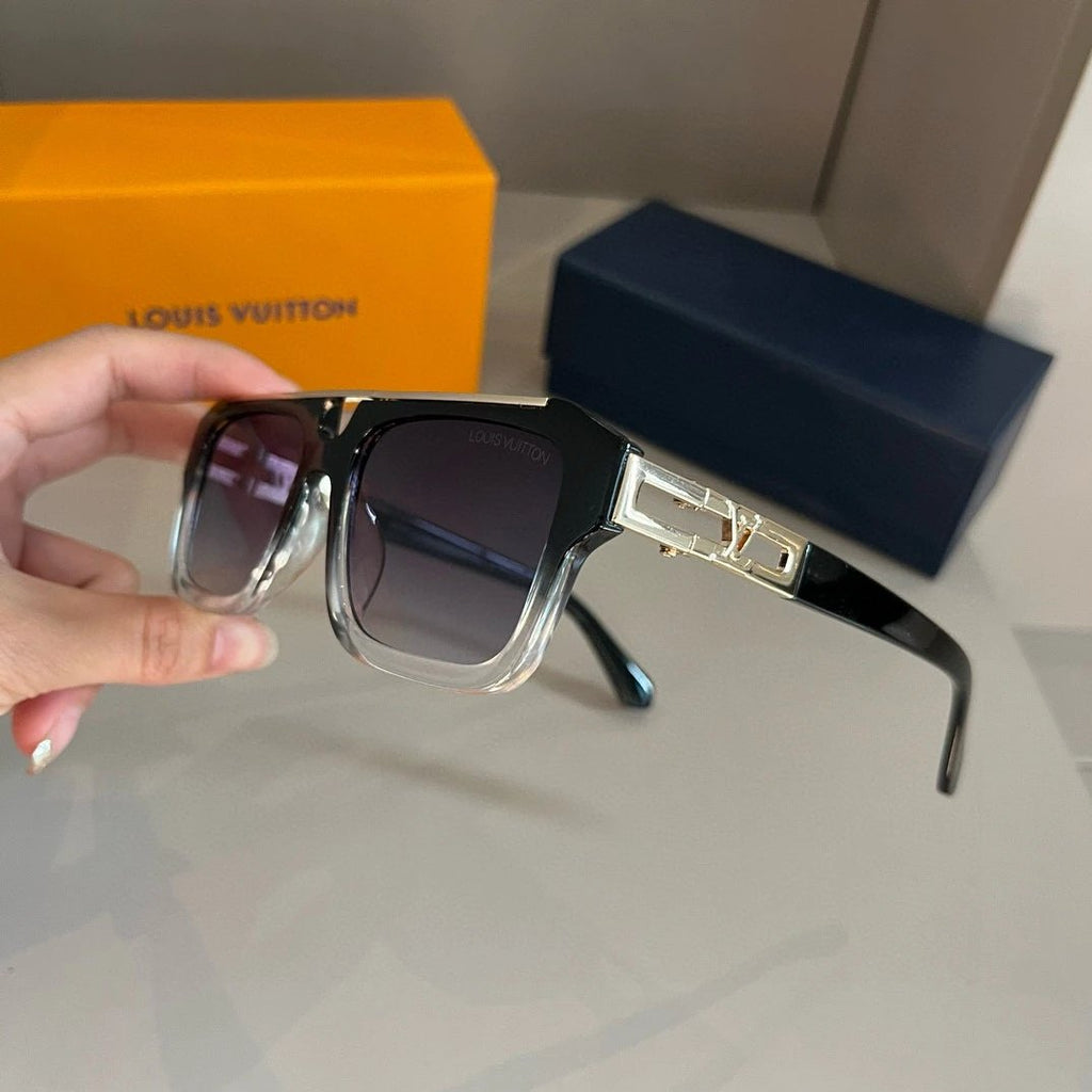 Louis Vuitton metallic-style sunglasses