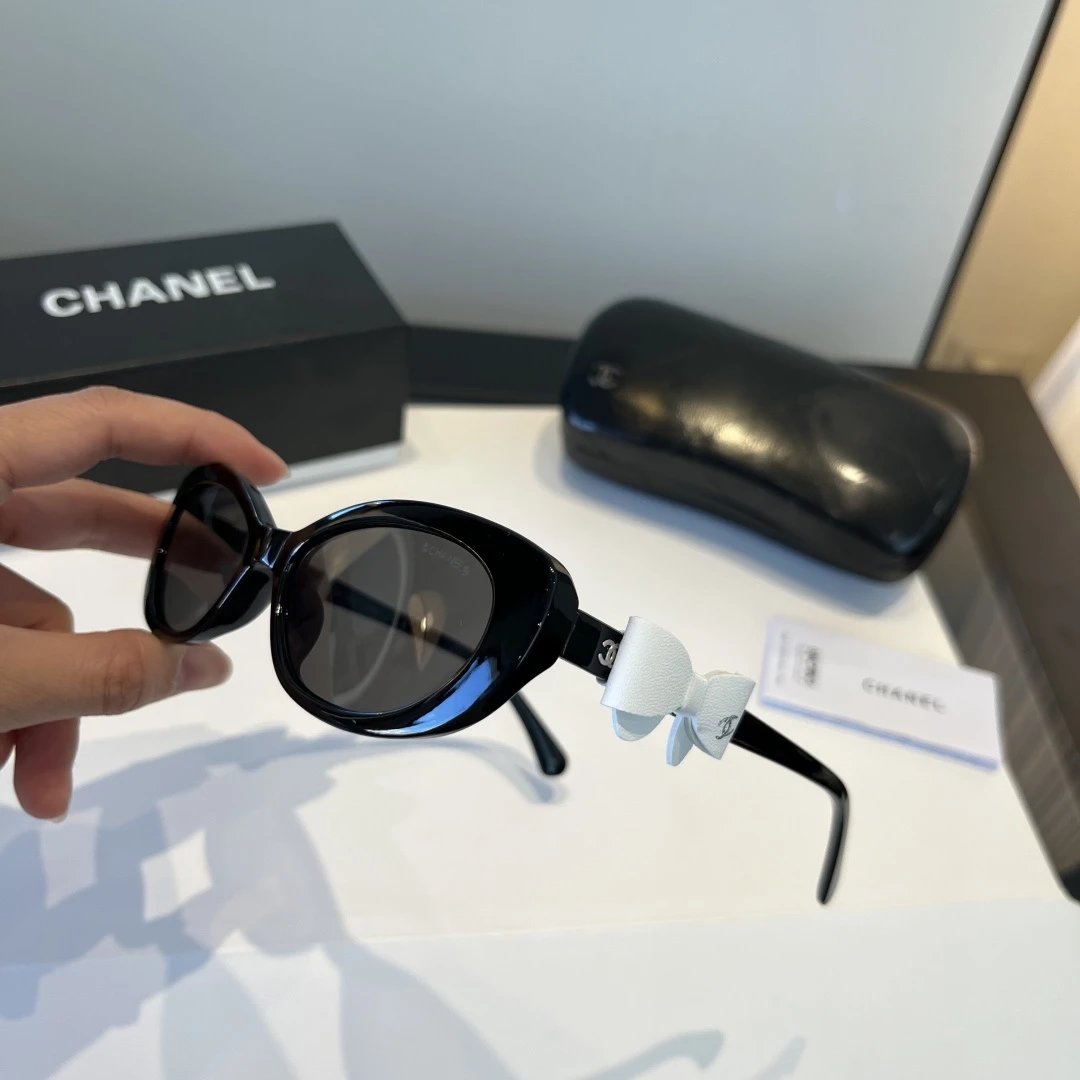 Chanel Bowknot Sweet Style Sunglasses