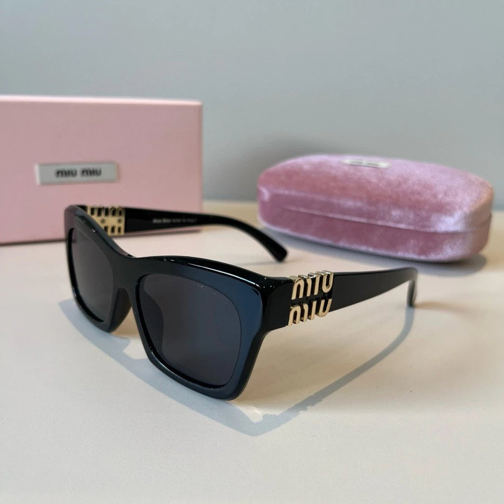 Miu Miu Black Fashion Sunglasses