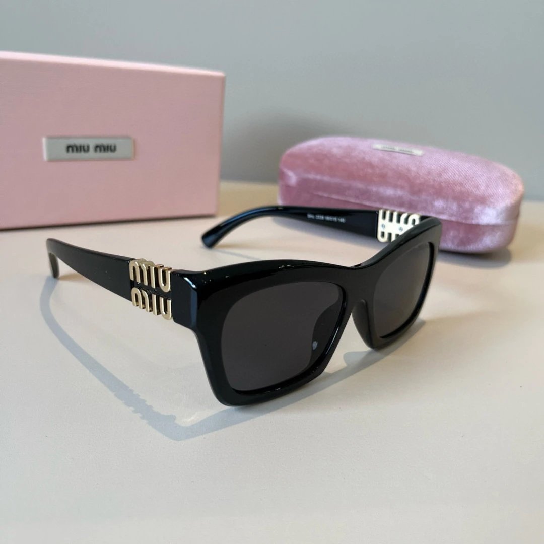 Miu Miu Black Fashion Sunglasses