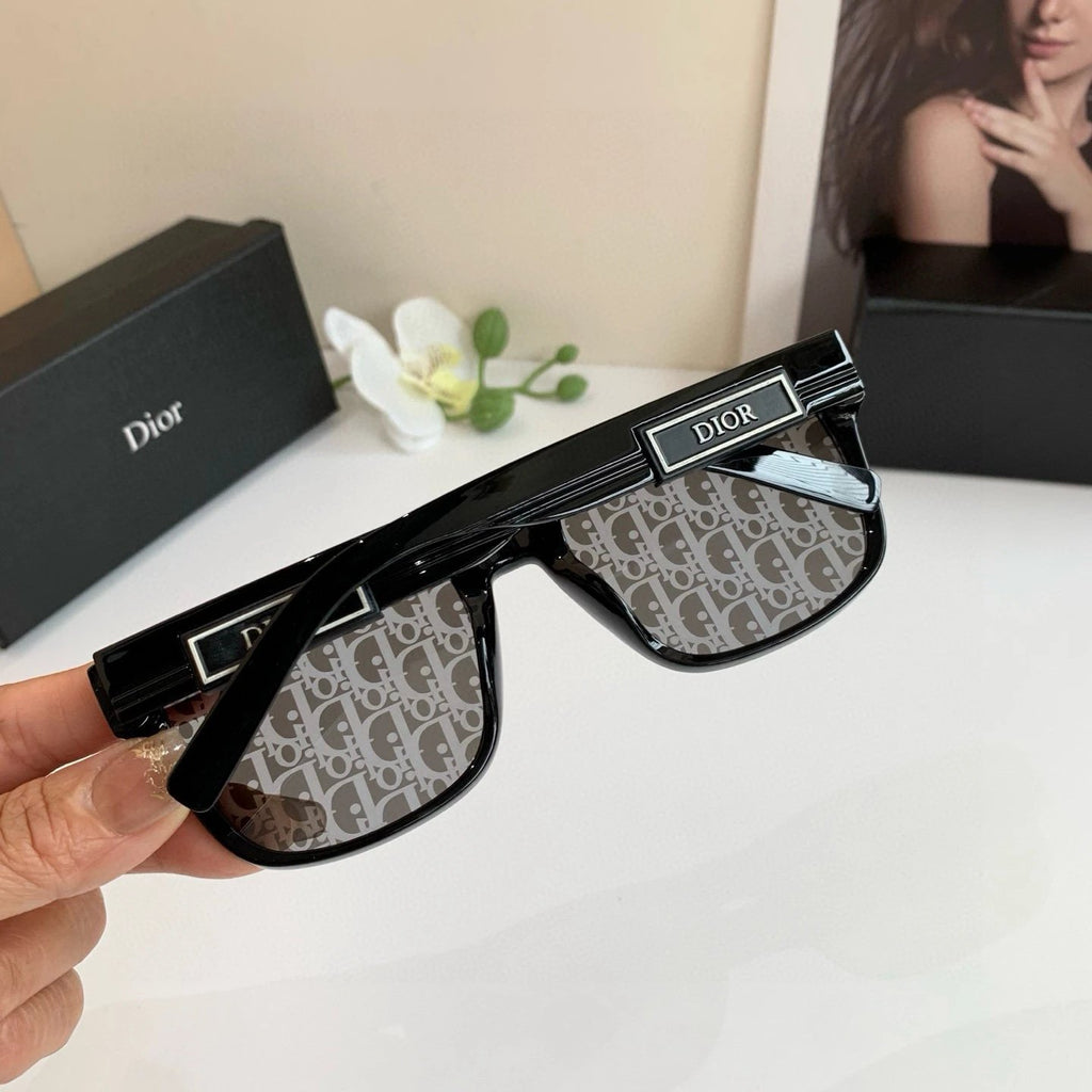 Dior square retro-style sunglasses