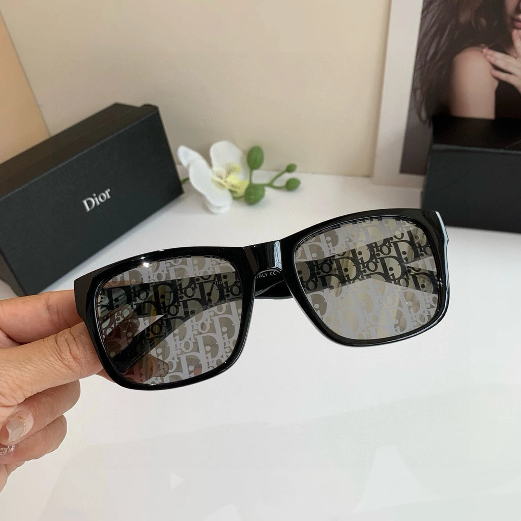 Dior square retro-style sunglasses