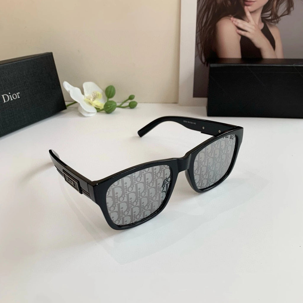 Dior square retro-style sunglasses