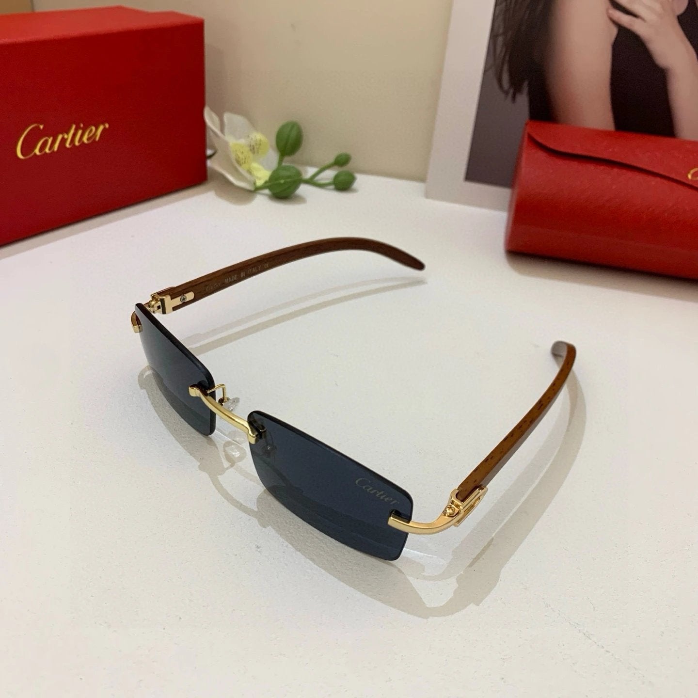 Cartier square stylish sunglasses