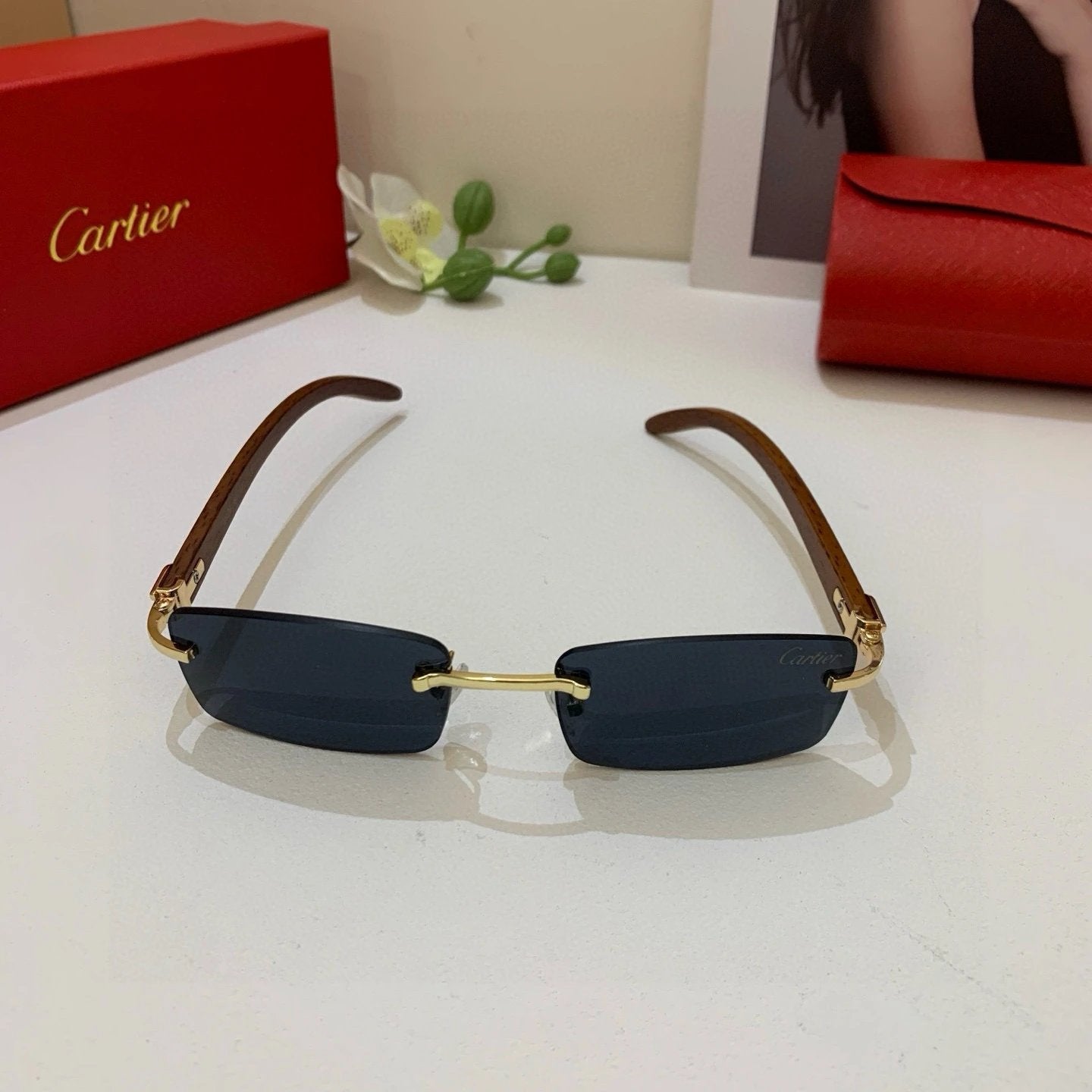 Cartier square stylish sunglasses