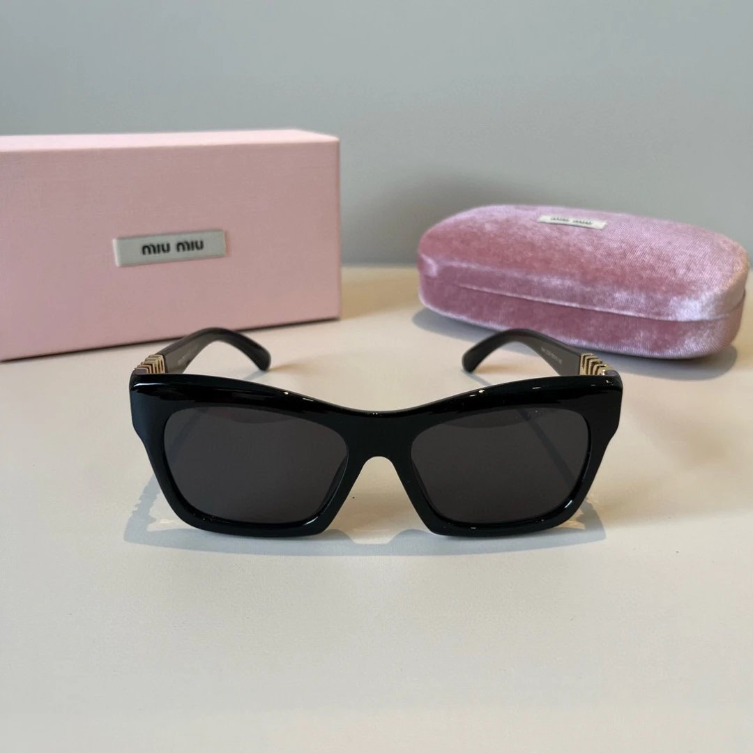 Miu Miu Black Fashion Sunglasses