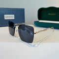Gucci square - shaped fashionable sunglasses
