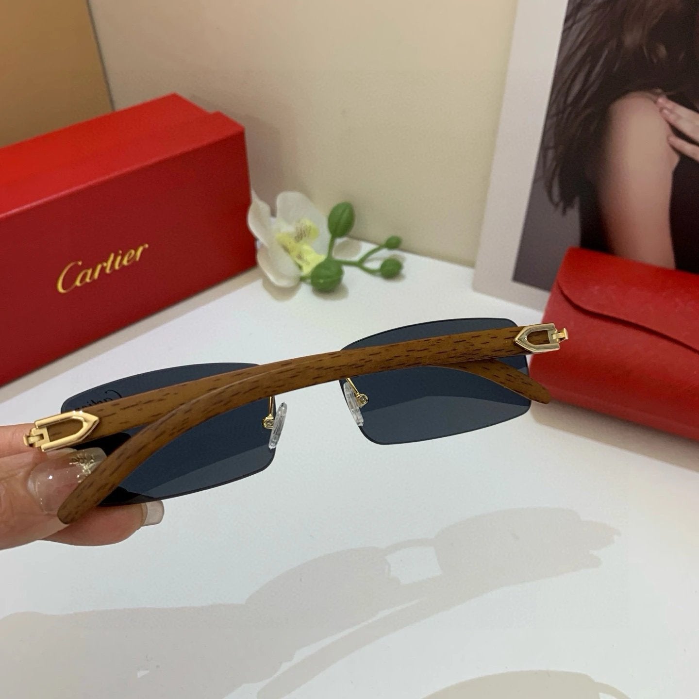 Cartier square stylish sunglasses