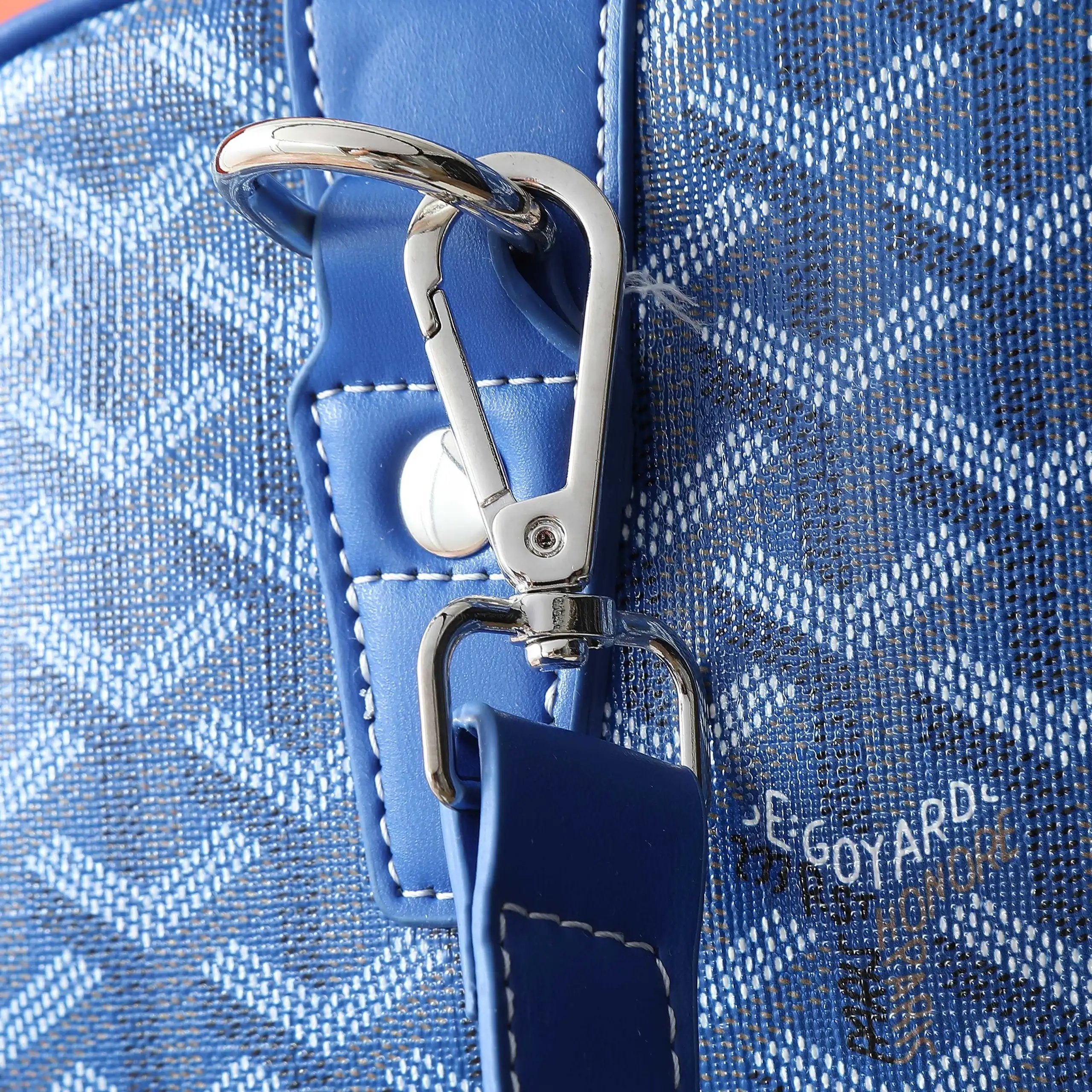 Fashionable blue of GOYARD travel bag