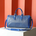 Fashionable blue of GOYARD travel bag