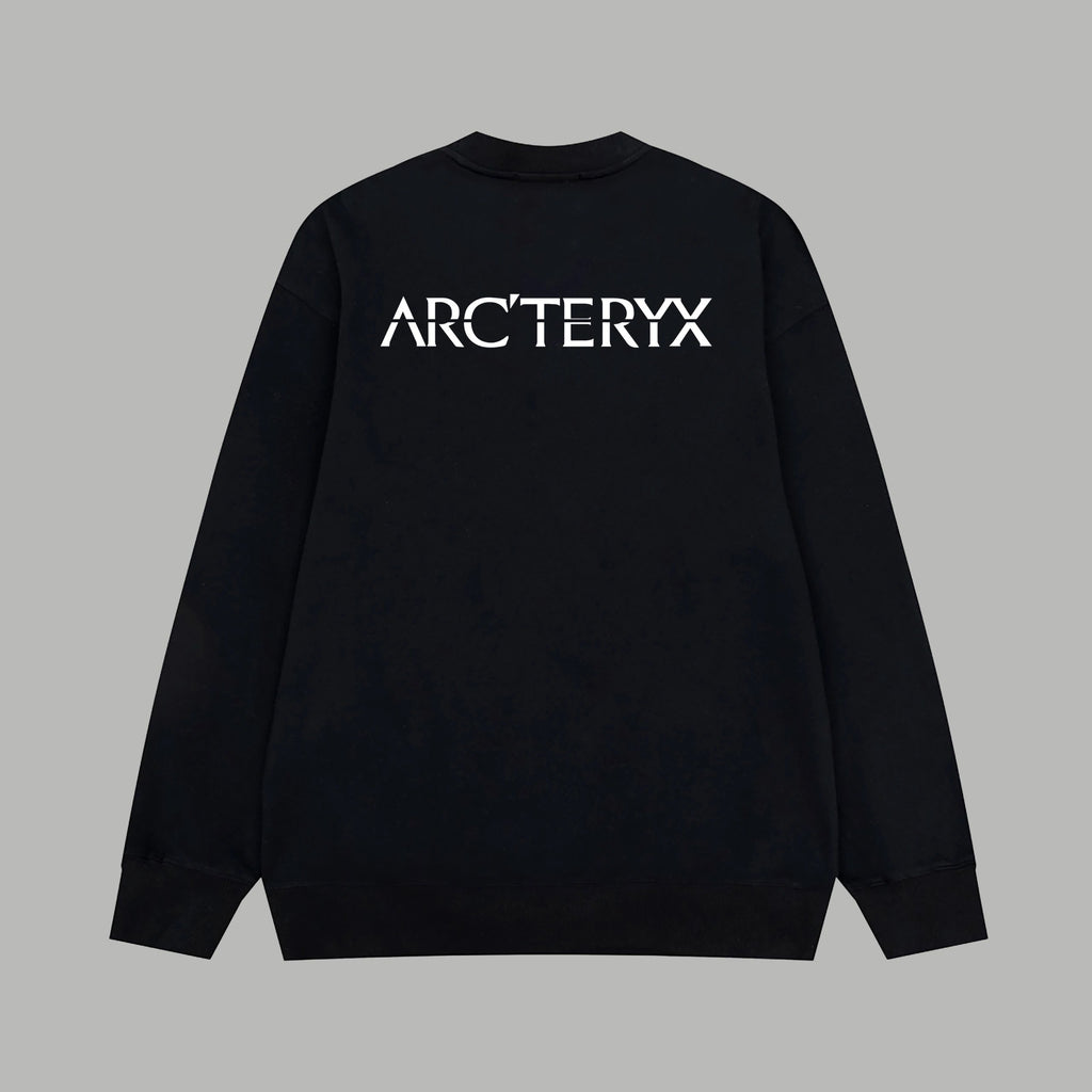 Bluza Arc'teryx z czarną bluzą z małym ptakiem