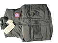Canada Goose Streetwear Puffer vest Cream Button Vest with Logo Accent